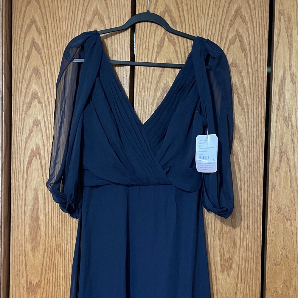 Elegant Navy Blue Dress